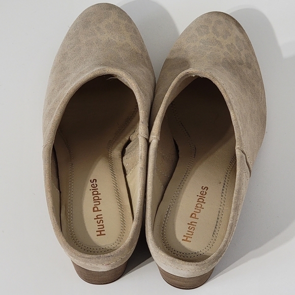 Hush Puppies Leopard Suede Mules - Picture 7 of 7